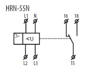 Схема HRN-55N