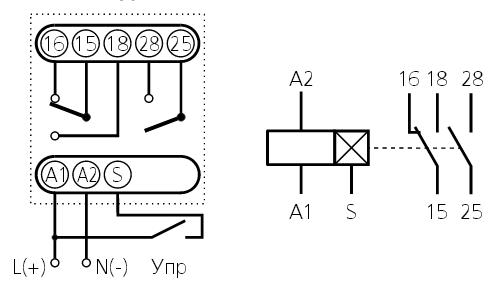 Схема подключения ВЛ-40