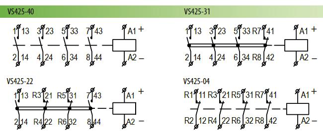 Схема подключения VS425